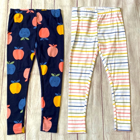 🍎🦔 NWT Carter’s 4T or 5T 4-Piece Pajama Set - Hedgehog/Apples 🦔🍎 - Picture 5 of 5